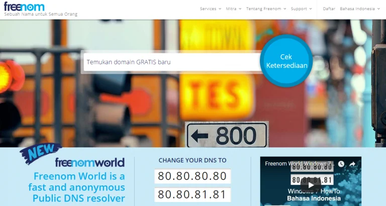 1 Cara Membuat Domain Gratis