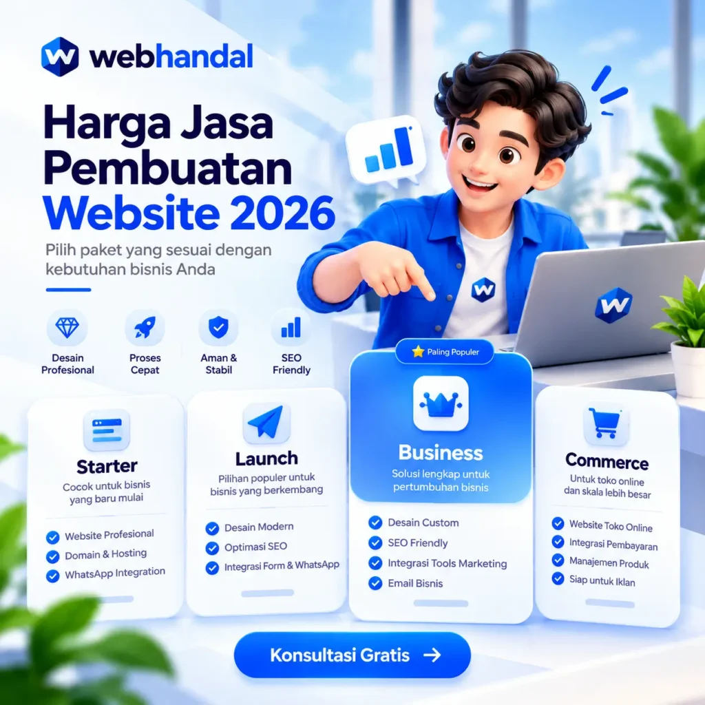 Harga Jasa Pembuatan Website 2026