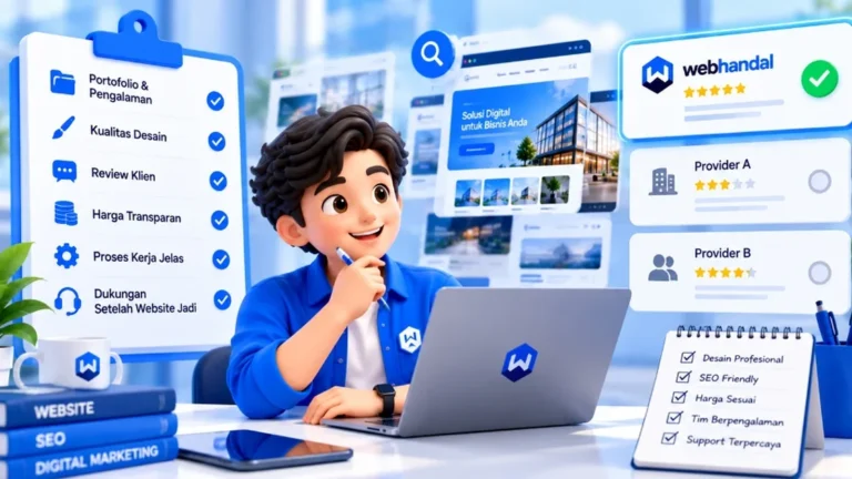 Cara memilih jasa pembuatan website terpercaya: checklist portofolio, kualitas desain, review klien, dan harga transparan